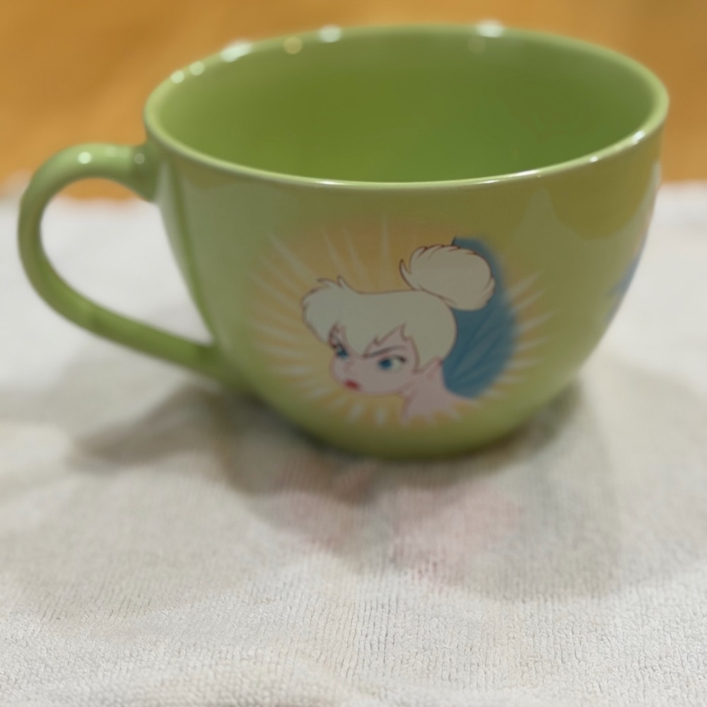 Disney Peter Pan Tinker bell Mug 20oz EUC